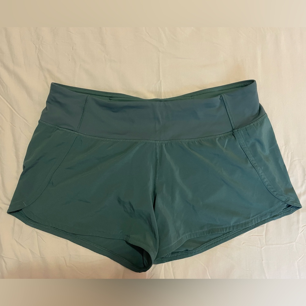 Lululemon Athletica Green/Teal Athletic Shorts
